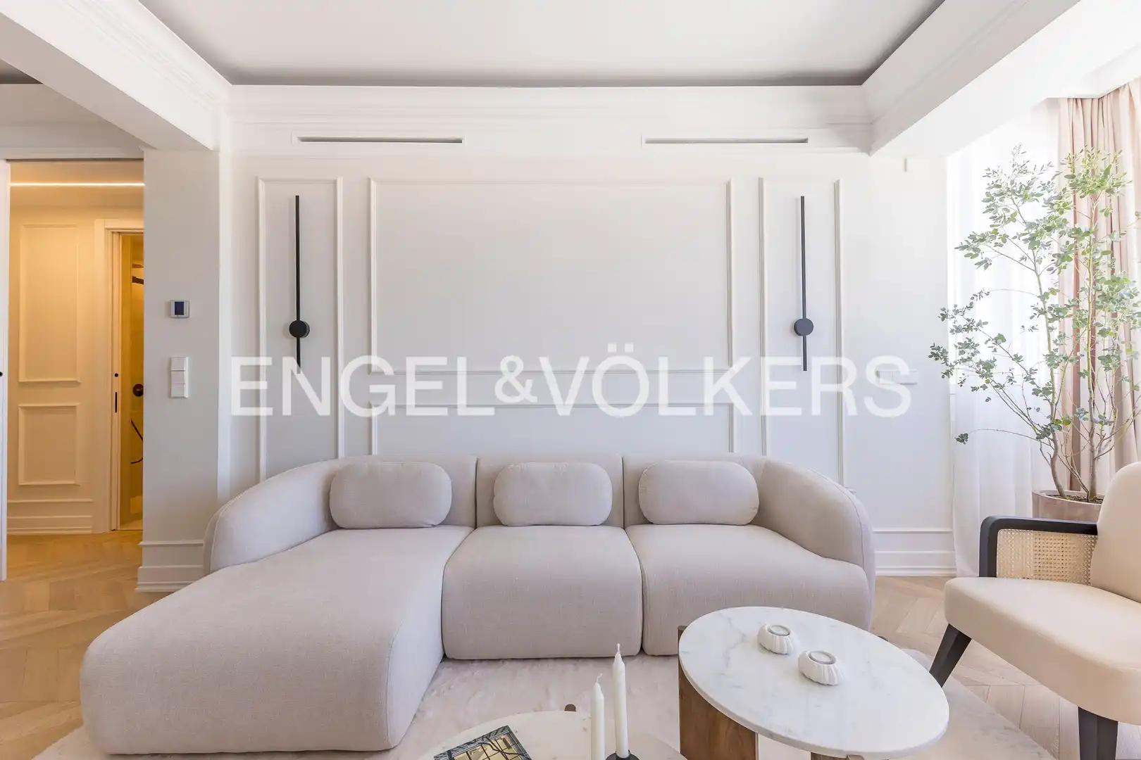 Sala de estar de Piso en venta en Barrio de Salamanca