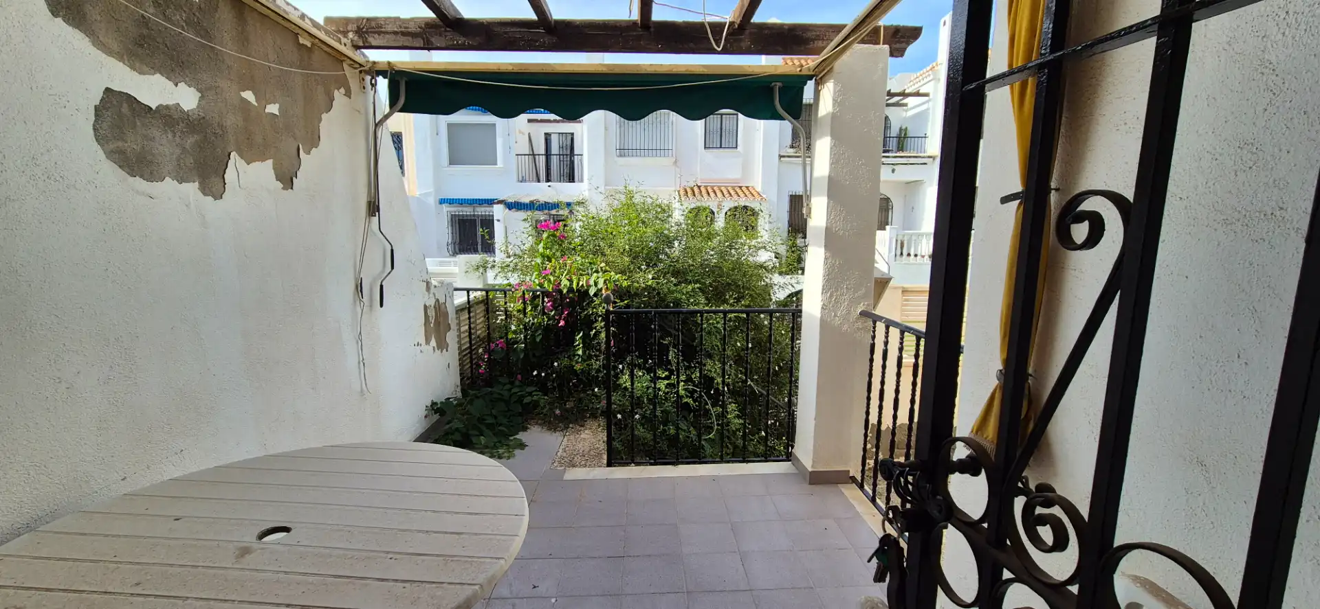Terraza de Casa adosada en venta en Roquetas de Mar con Aire acondicionado, Terraza y Piscina