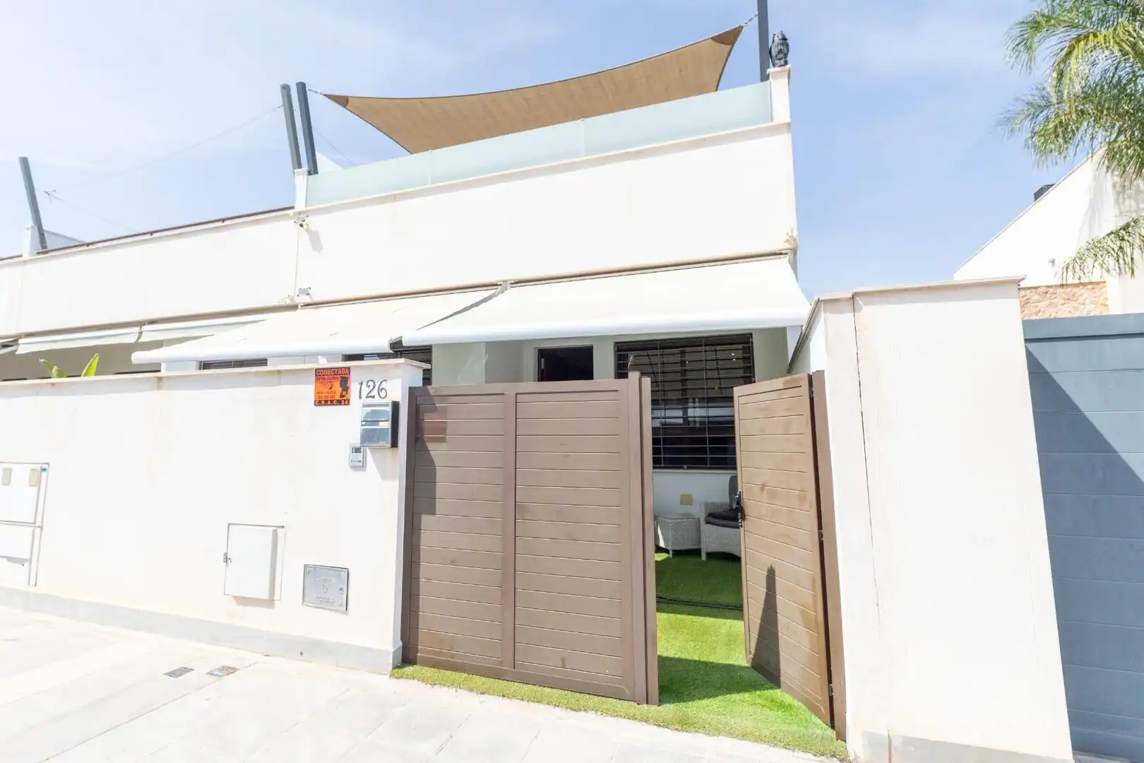 Exterior view of Houses for sale in San Pedro del Pinatar  with Air Conditioner, Heating and Private garden