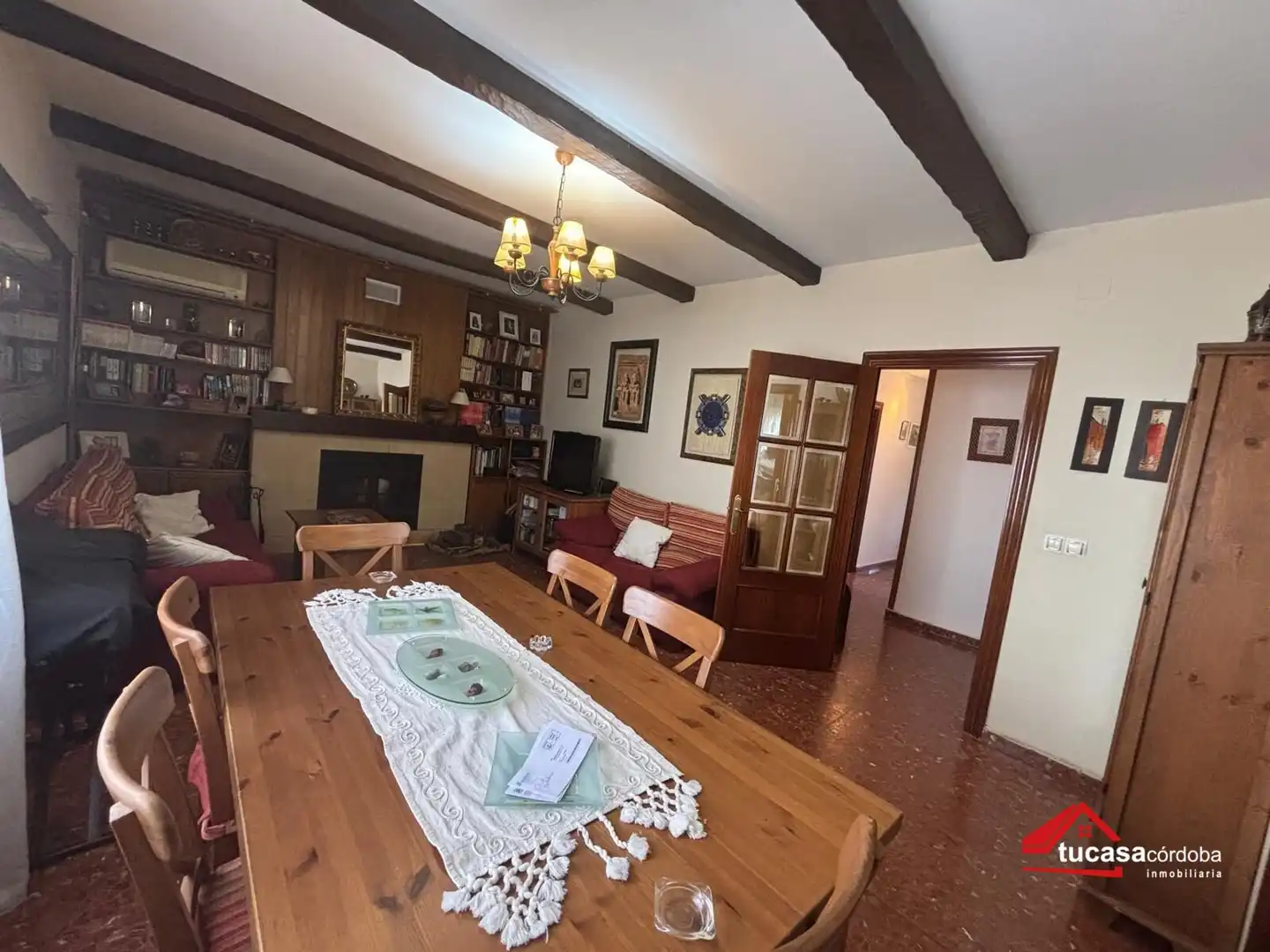 Living room of Country homes for sale in Córdoba  with Air Conditioner, Heating and Storage room