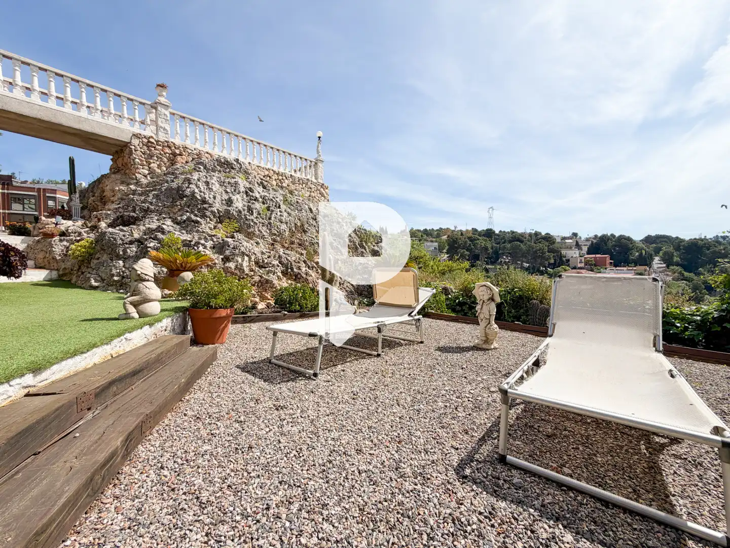 Terrassa de Casa o xalet en venda en El Papiol amb Aire condicionat, Calefacció i Jardí privat