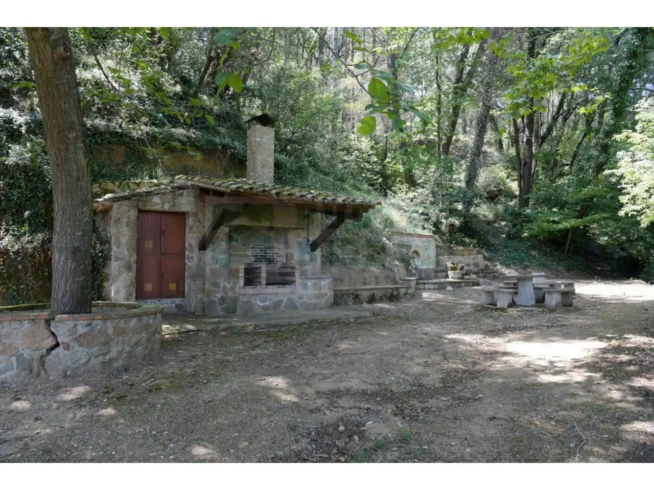 Jardí de Finca rústica en venda en Tordera amb Calefacció i Piscina