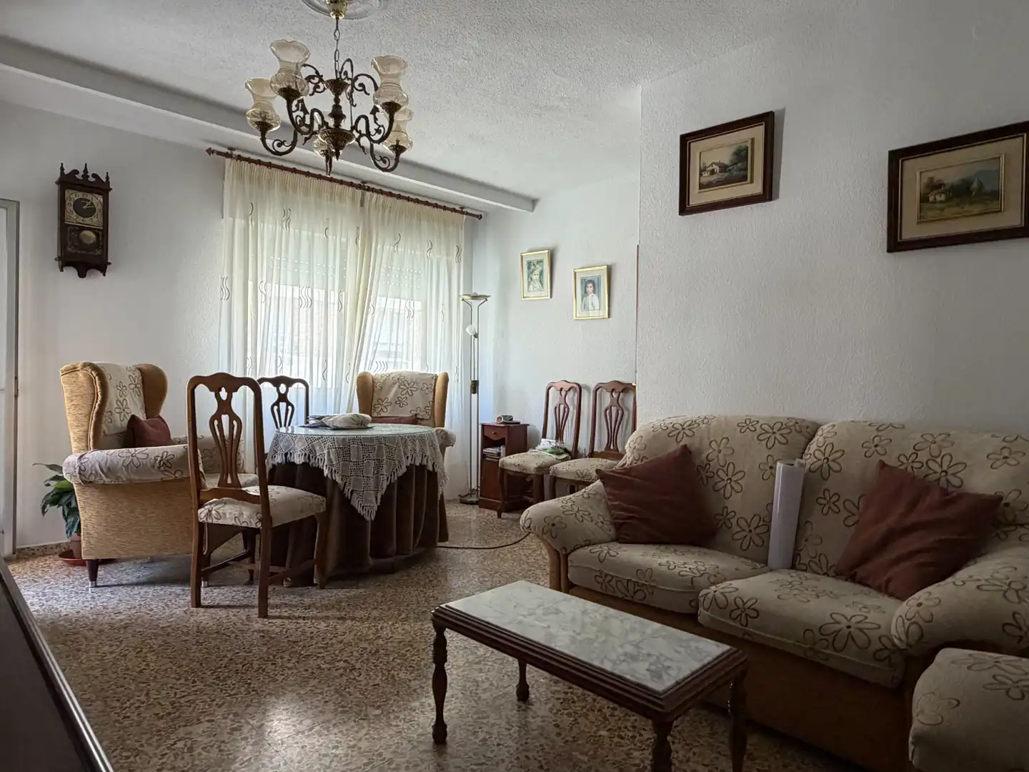 Sala de estar de Piso en venta en Plasencia con Aire acondicionado, Amueblado y Horno