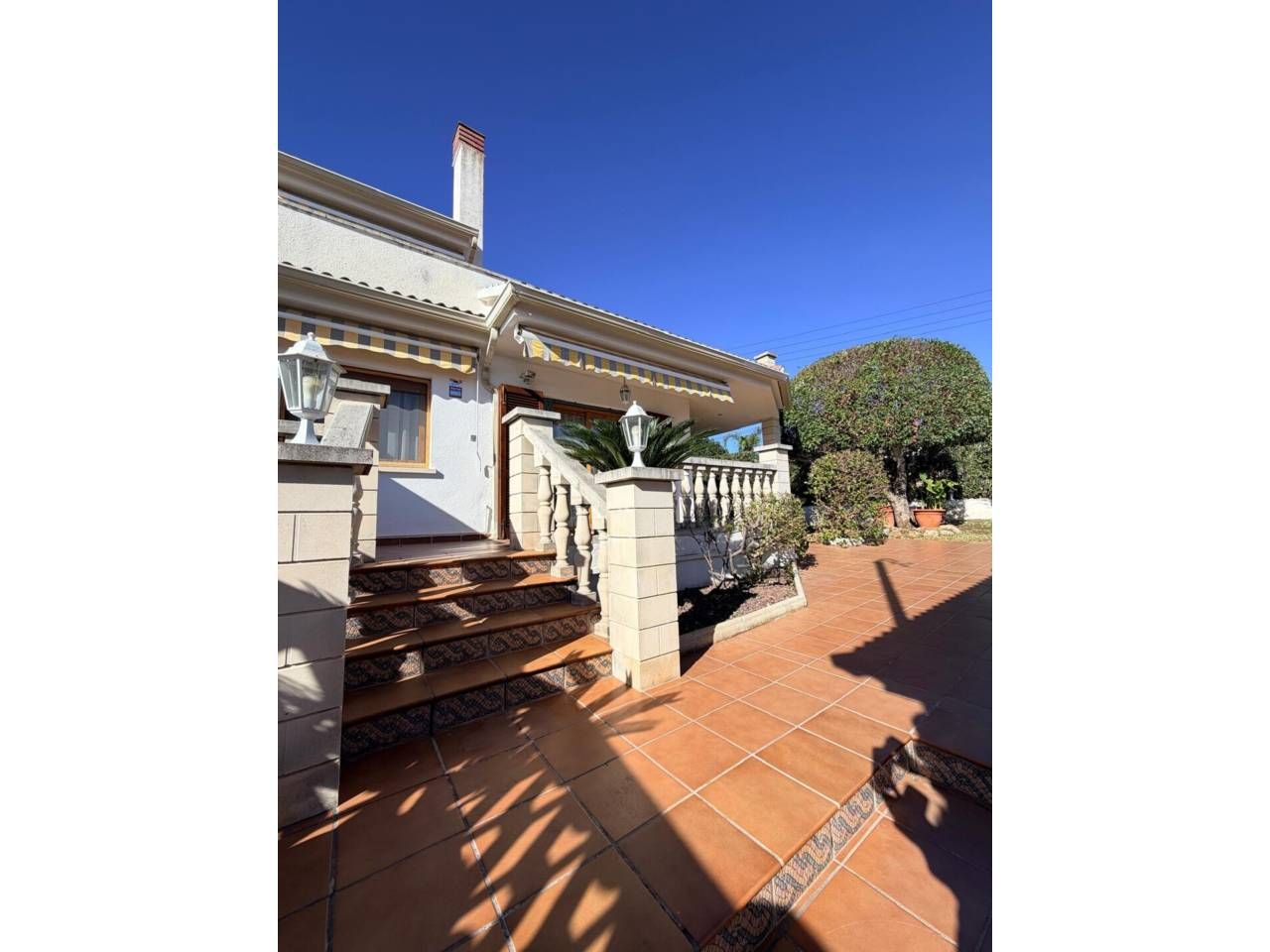 Vista exterior de Casa o chalet en venta en Creixell con Aire acondicionado, Jardín privado y Terraza