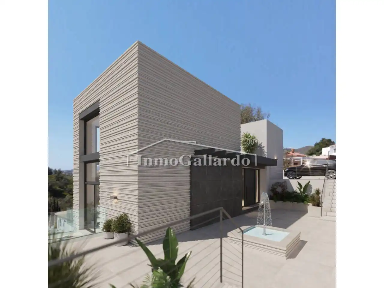 Vista exterior de Casa o xalet en venda en Rincón de la Victoria amb Aire condicionat, Jardí privat i Terrassa
