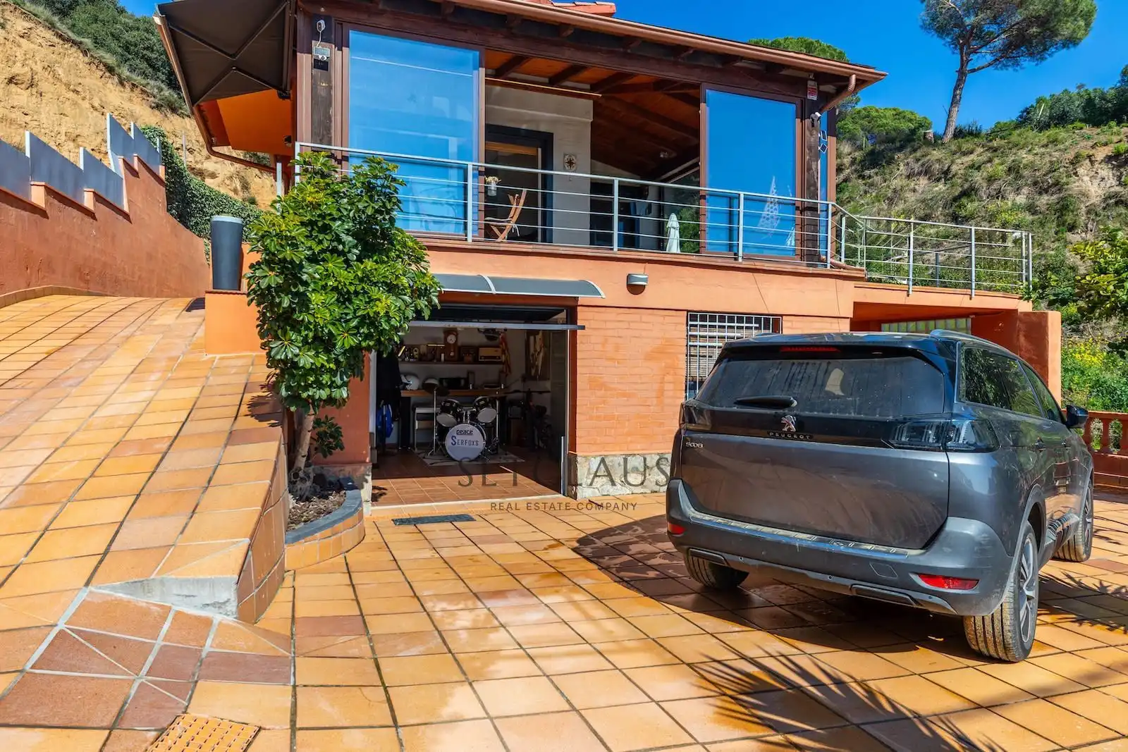 Vista exterior de Casa o chalet en venta en Teià con Aire acondicionado, Calefacción y Jardín privado