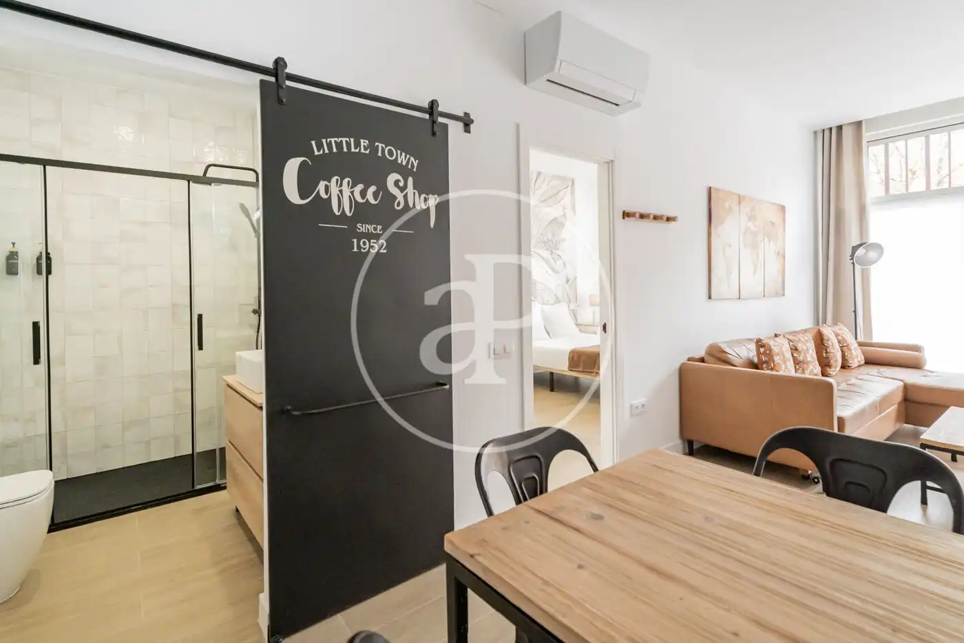 Kitchen of Flat for rent in Madrid  with Air Conditioner, Heating and Furnished