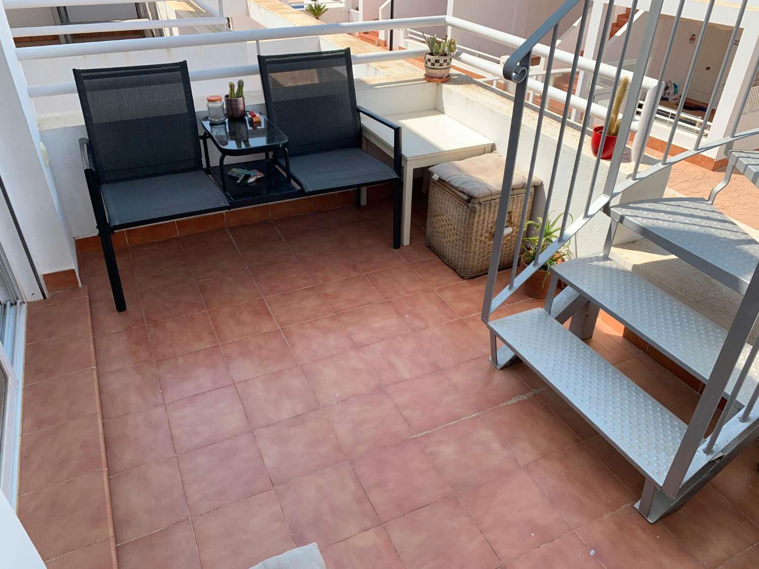 Terrassa de Apartament de lloguer en Cuevas del Almanzora amb Aire condicionat, Calefacció i Terrassa
