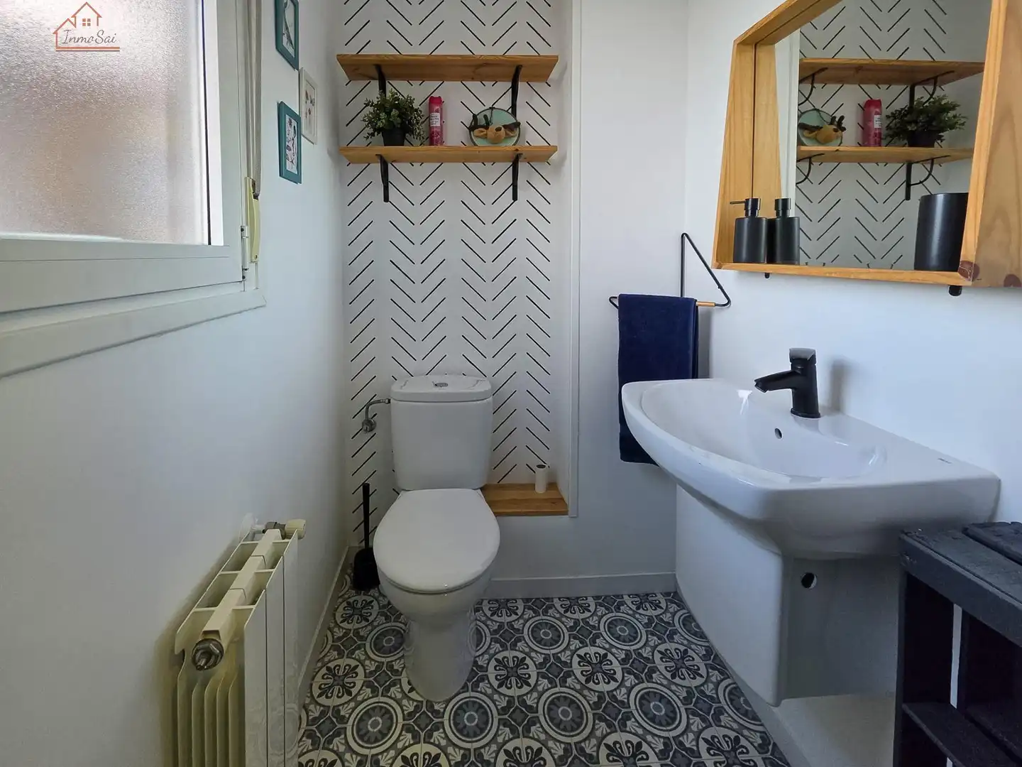 Badezimmer von Dachboden zur Miete in Madrid mit Klimaanlage, Heizung und Terrasse