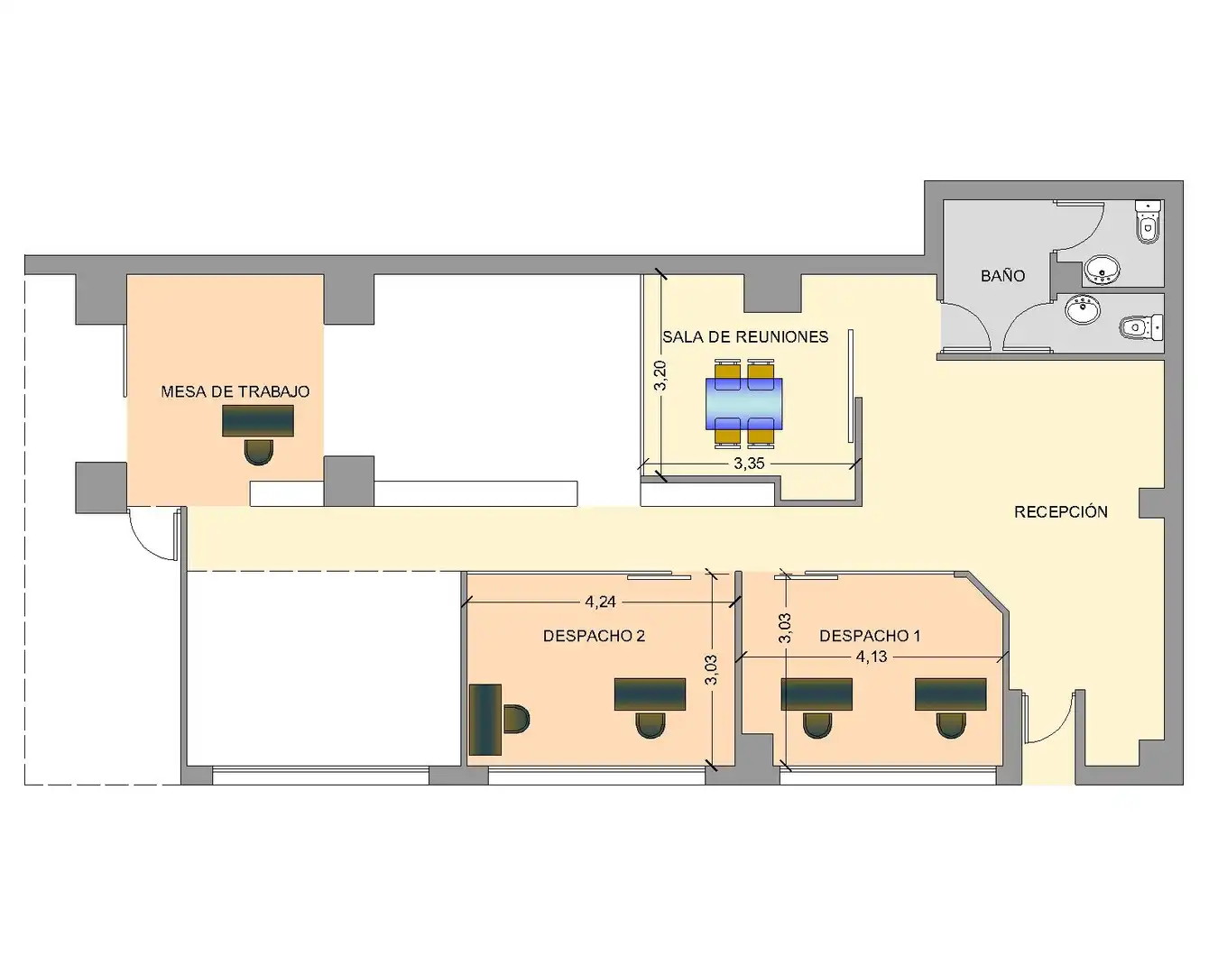 Office for rent in Alcorcón  with Air Conditioner, Heating and Furnished