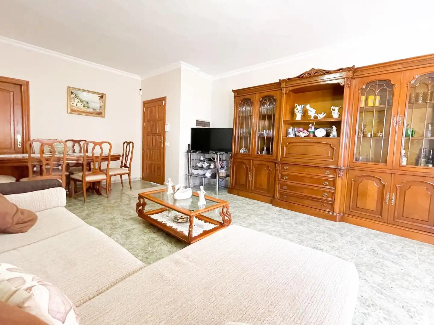 Sala de estar de Casa o chalet en venta en Granadilla de Abona con Jardín privado, Terraza y Amueblado