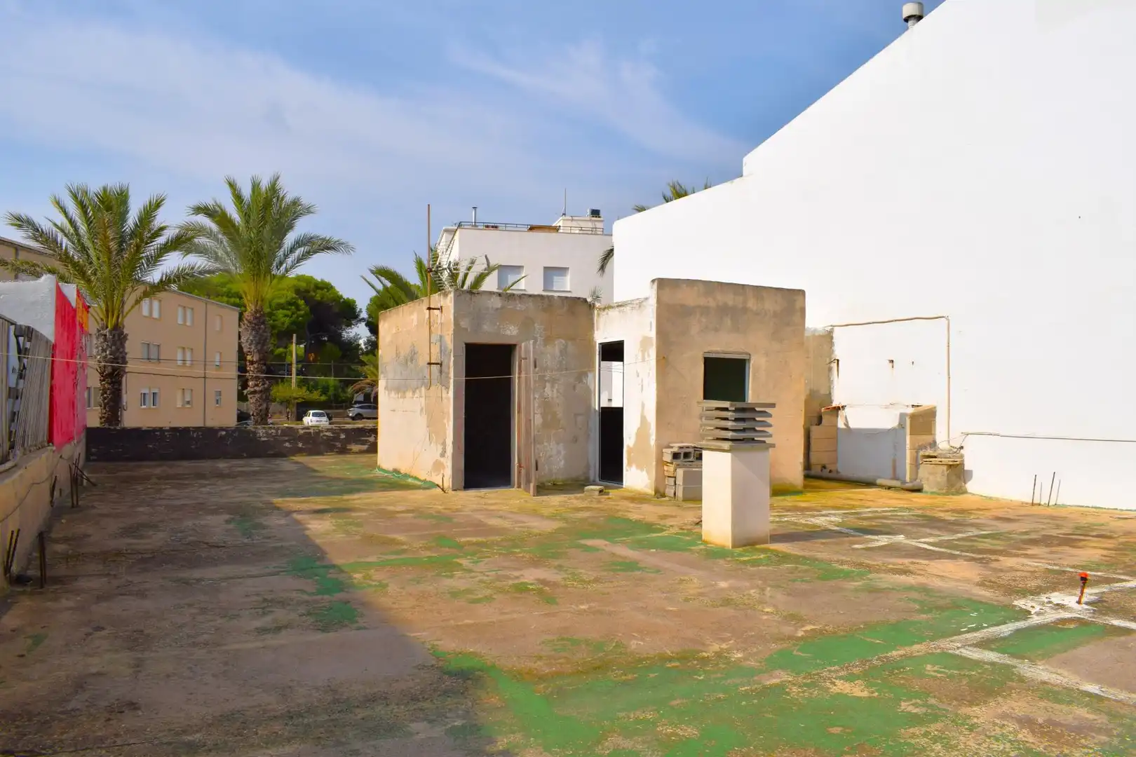 Außenansicht von Geschaftsraum zum Verkauf in Santa Margalida mit Terrasse