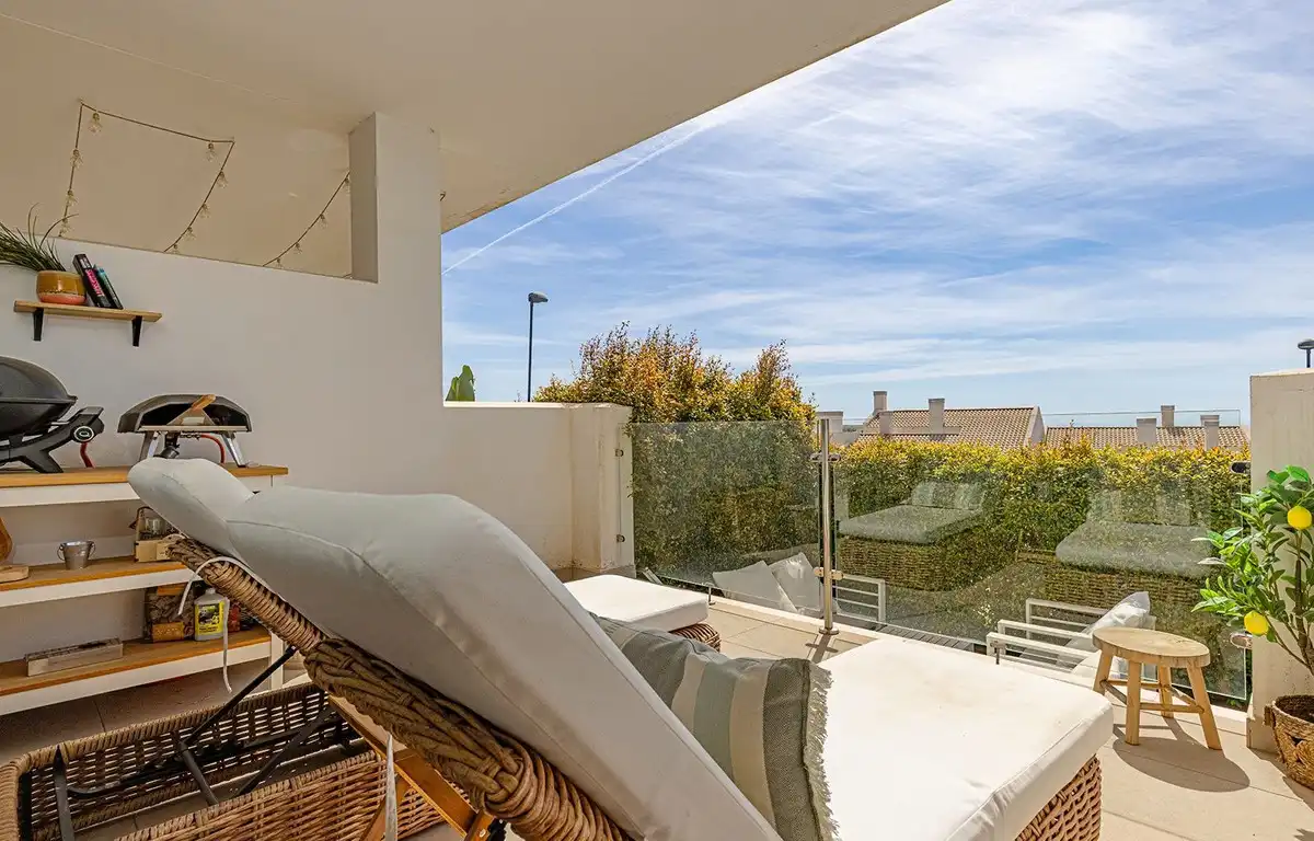 Terraza de Planta baja en venta en Benalmádena con Aire acondicionado, Calefacción y Jardín privado