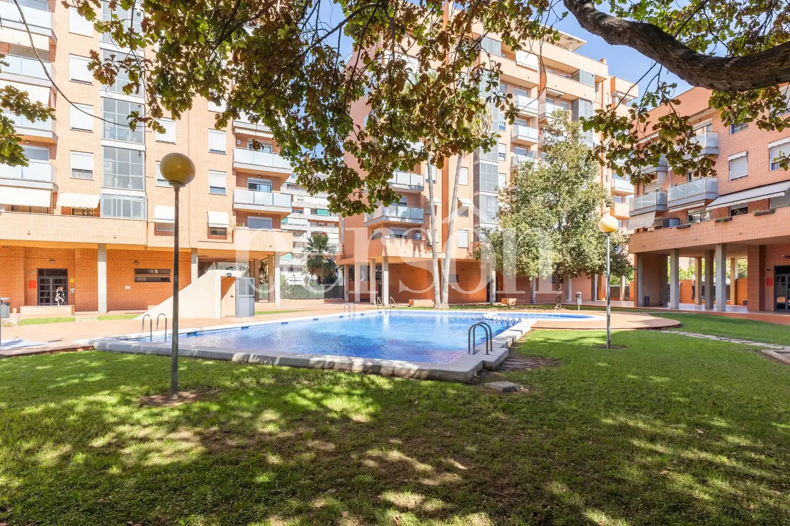 Piscina de Piso de alquiler en Valencia con Calefacción, Terraza y Amueblado