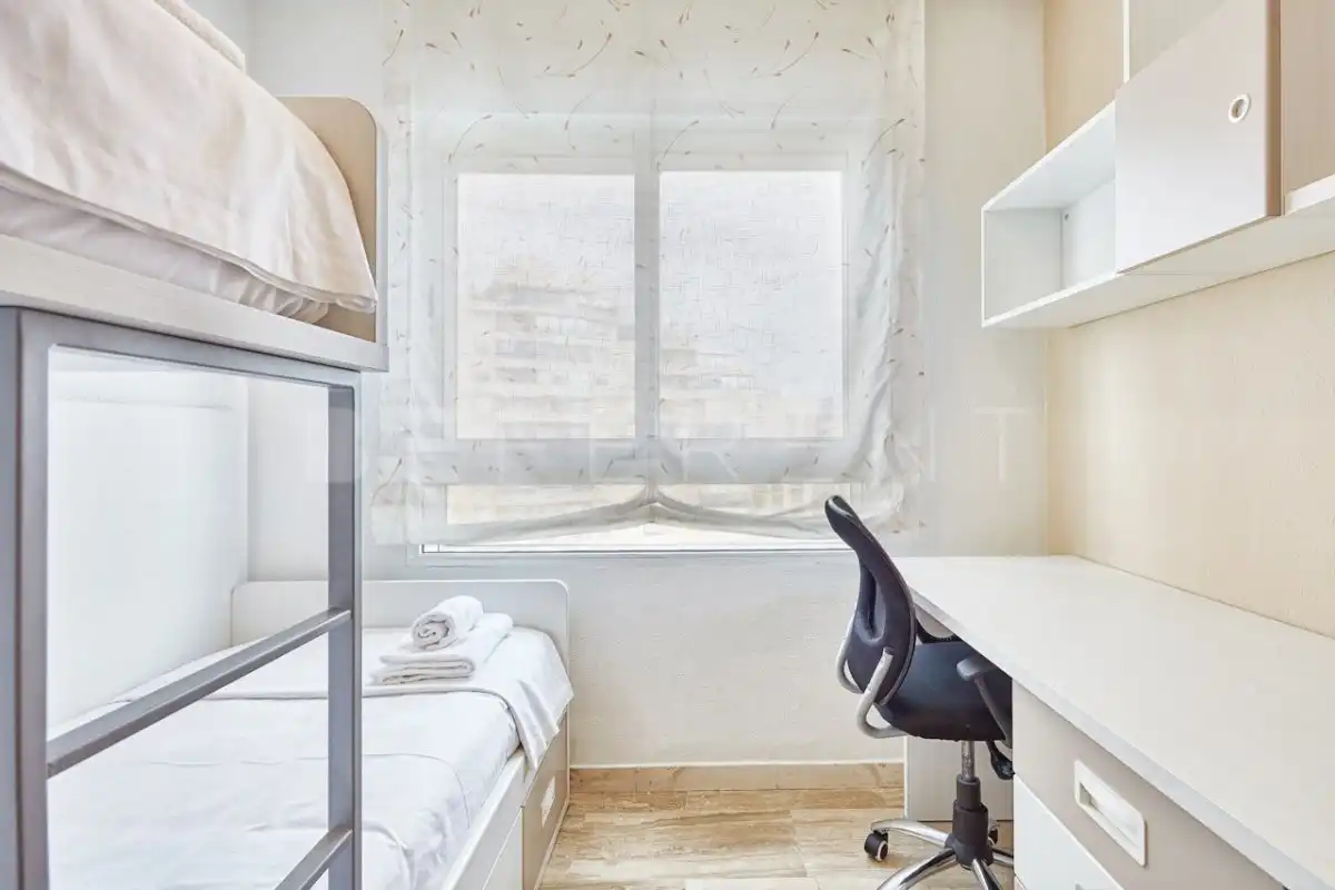 Bedroom of Apartments for rent in El Campello  with Air Conditioner, Heating and Private garden
