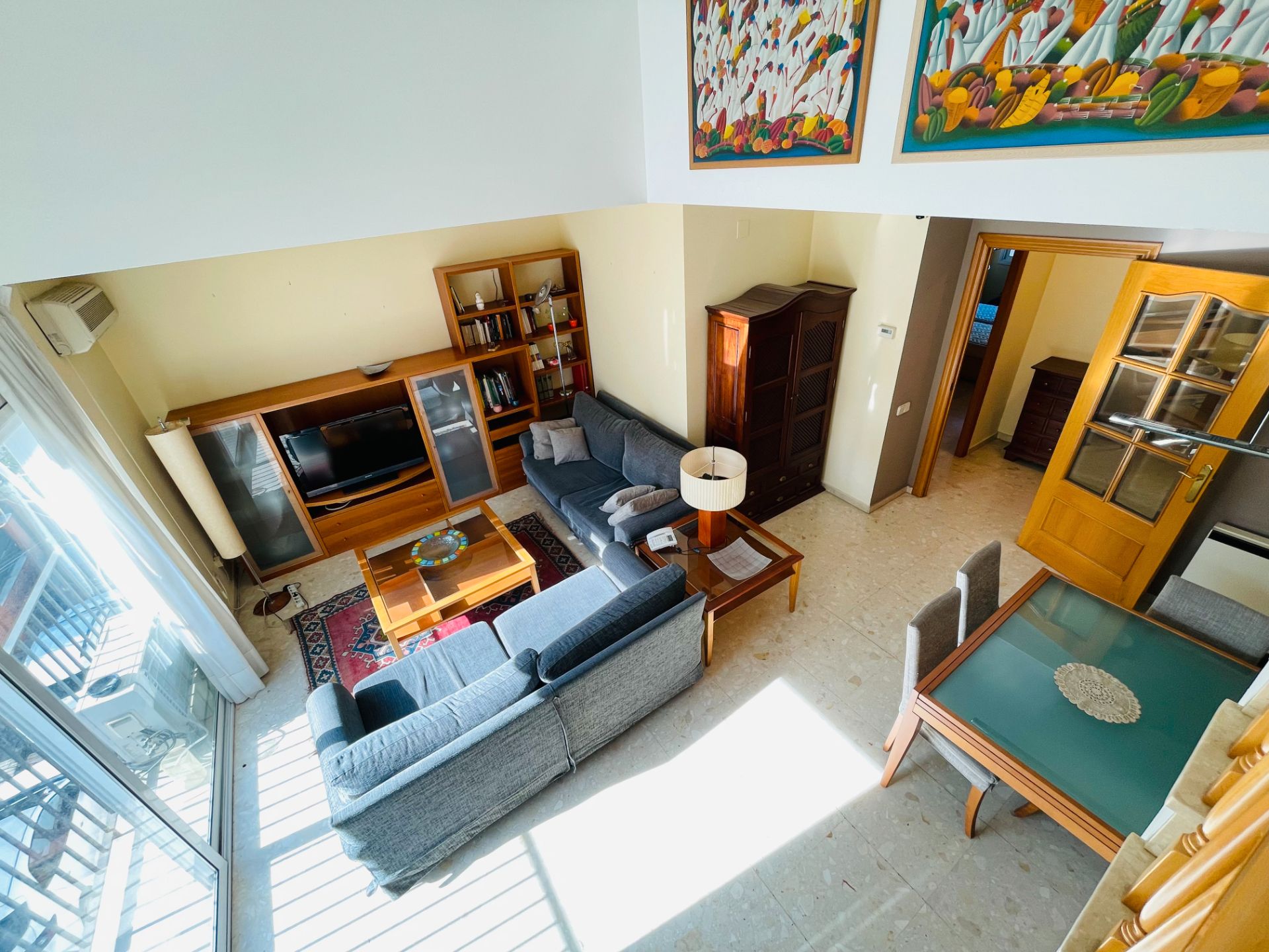 Sala d'estar de Dúplex de lloguer en Corbera de Llobregat amb Aire condicionat, Calefacció i Terrassa