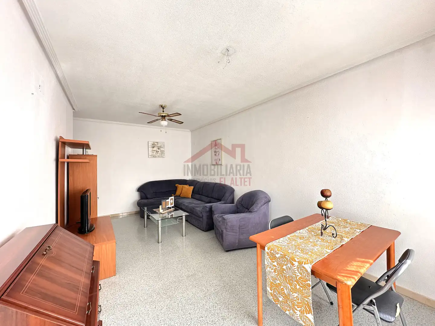 Sala de estar de Piso en venta en Elche / Elx con Trastero, Amueblado y Horno