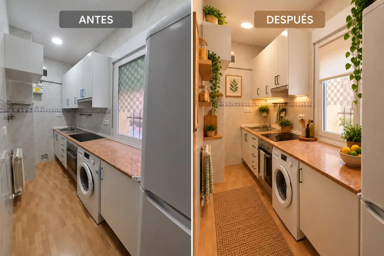 Küche von Wohnung zum Verkauf in Madrid mit Klimaanlage, Heizung und Parkett