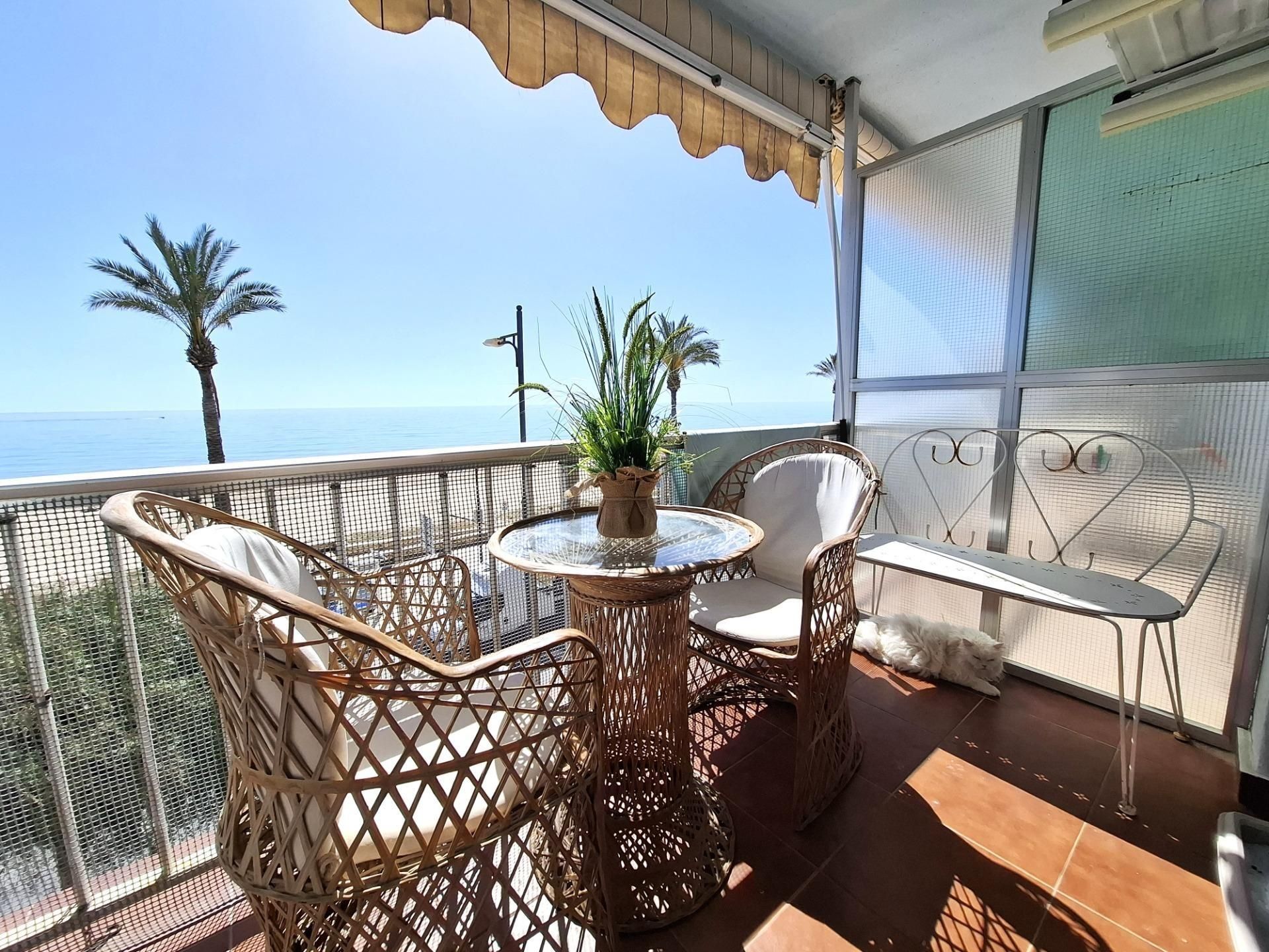 Terrace of Flat for sale in El Campello  with Air Conditioner, Storage room and Balcony