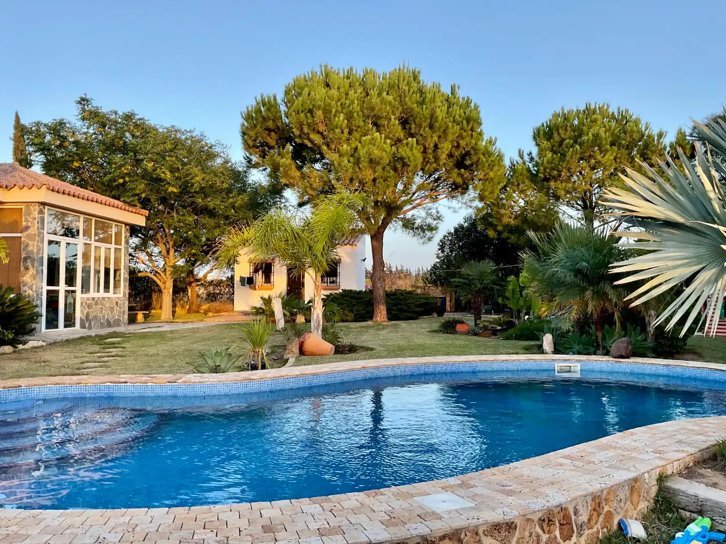 Piscina de Casa o xalet en venda en Puerto Real amb Calefacció, Jardí privat i Terrassa