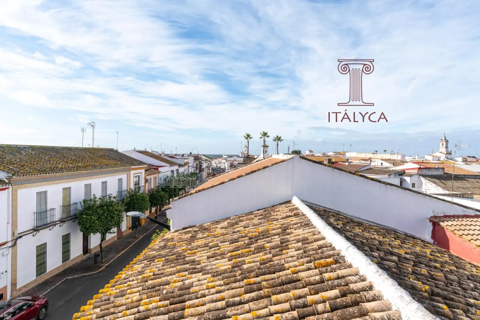 Vista exterior de Casa o chalet en venta en Aznalcázar con Aire acondicionado y Balcón