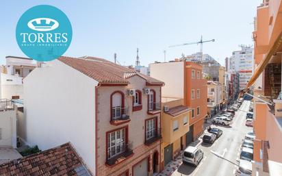 Exterior view of Flat for sale in Málaga Capital  with Air Conditioner, Terrace and Storage room