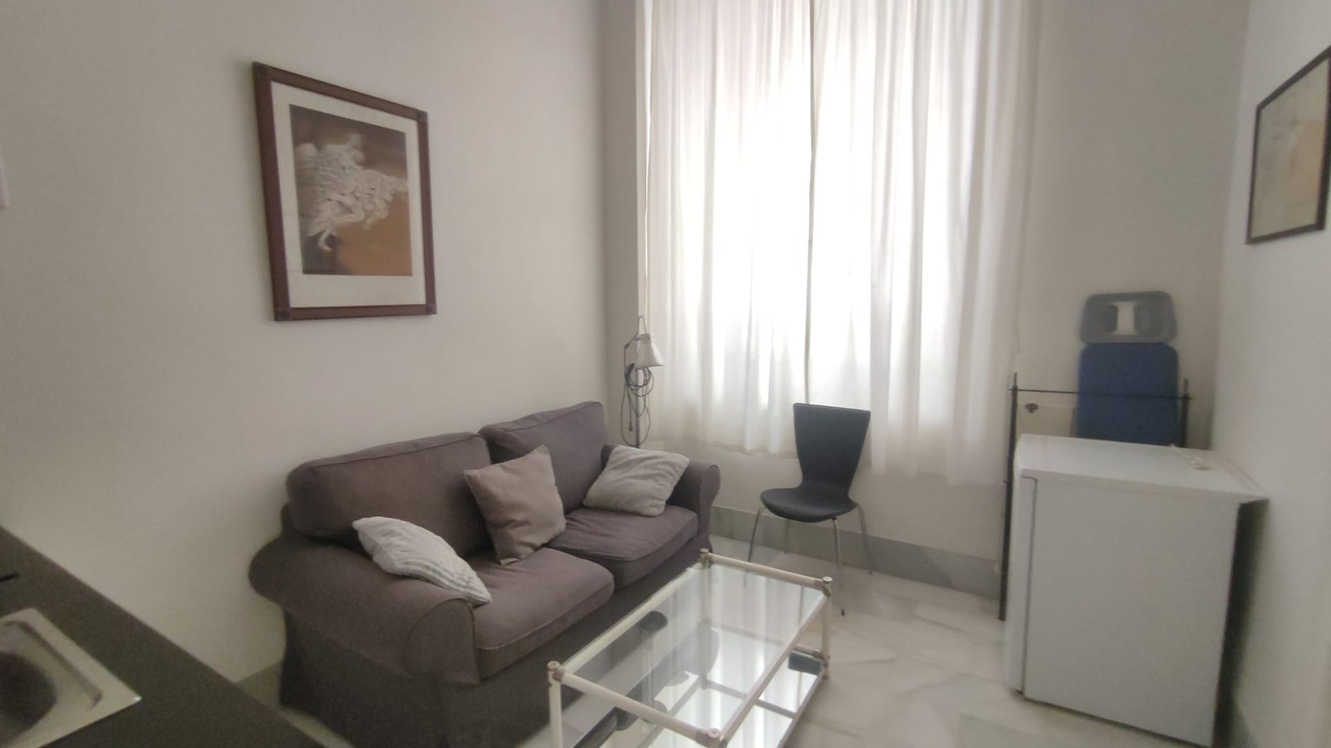 Living room of Apartment to rent in Málaga Capital  with Air Conditioner and Furnished