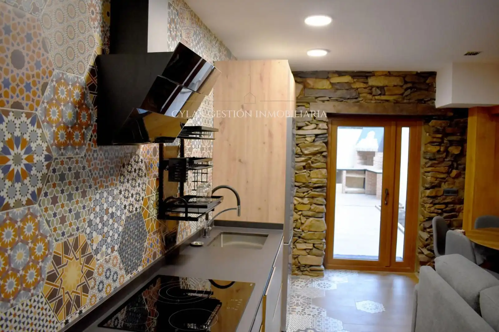 Cocina de Casa o chalet en venta en Garcibuey con Calefacción, Terraza y Amueblado