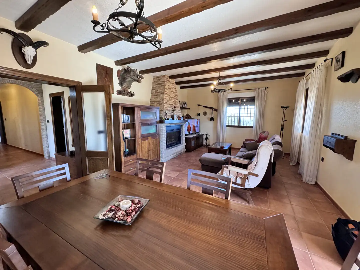 Sala de estar de Casa o chalet en venta en Bullas con Aire acondicionado, Calefacción y Jardín privado