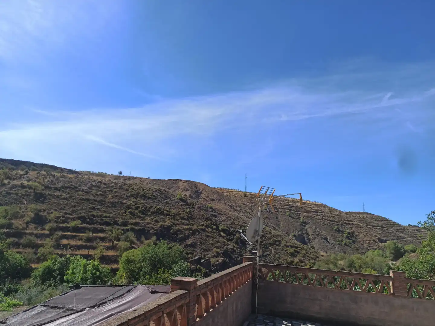Vista exterior de Finca rústica en venta en Dúrcal con Jardín privado, Terraza y Amueblado