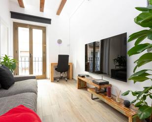 Living room of Flat to rent in  Barcelona Capital  with Air Conditioner and Balcony