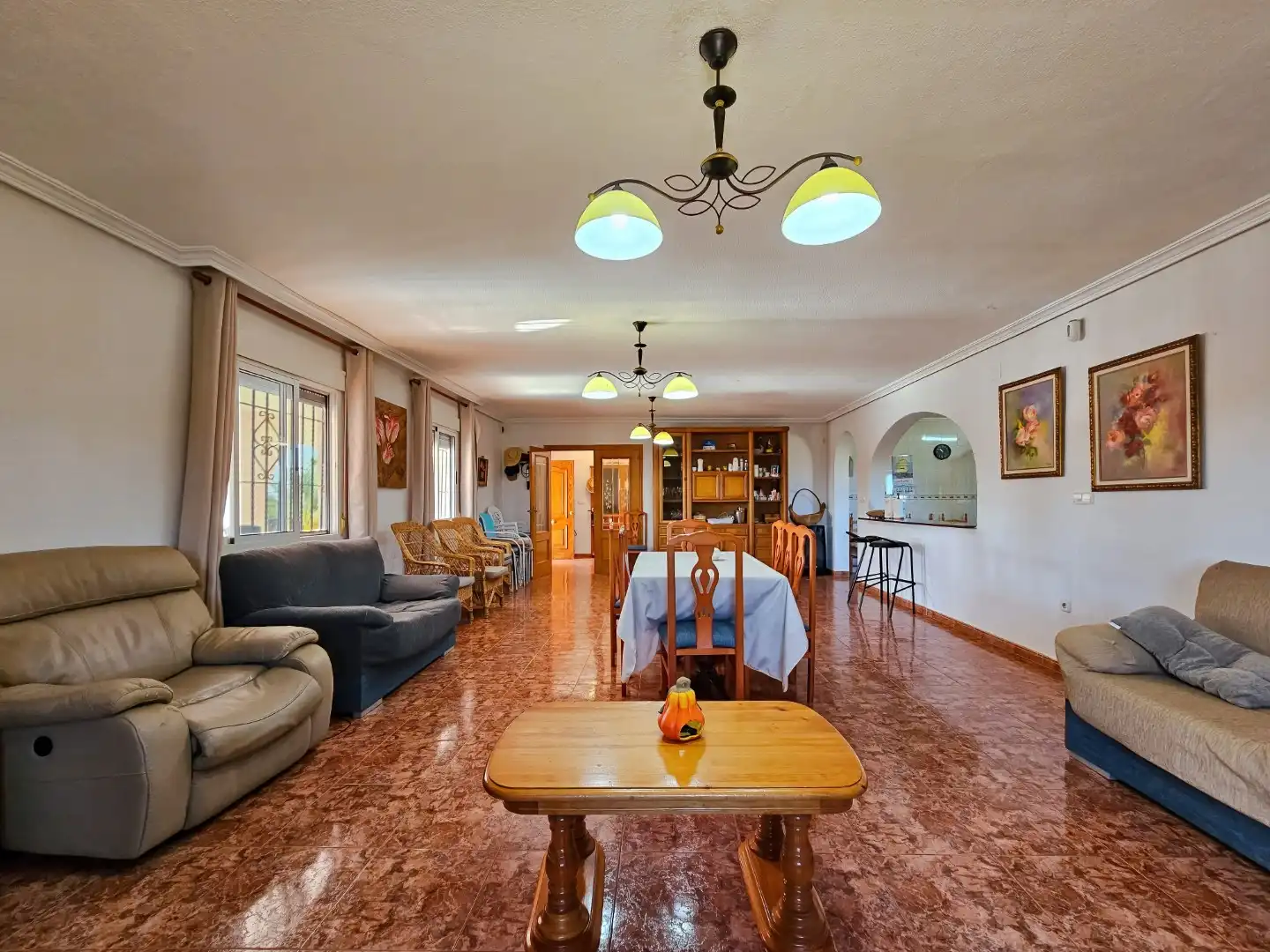 Comedor de Finca rústica en venta en Algorfa con Aire acondicionado, Calefacción y Terraza