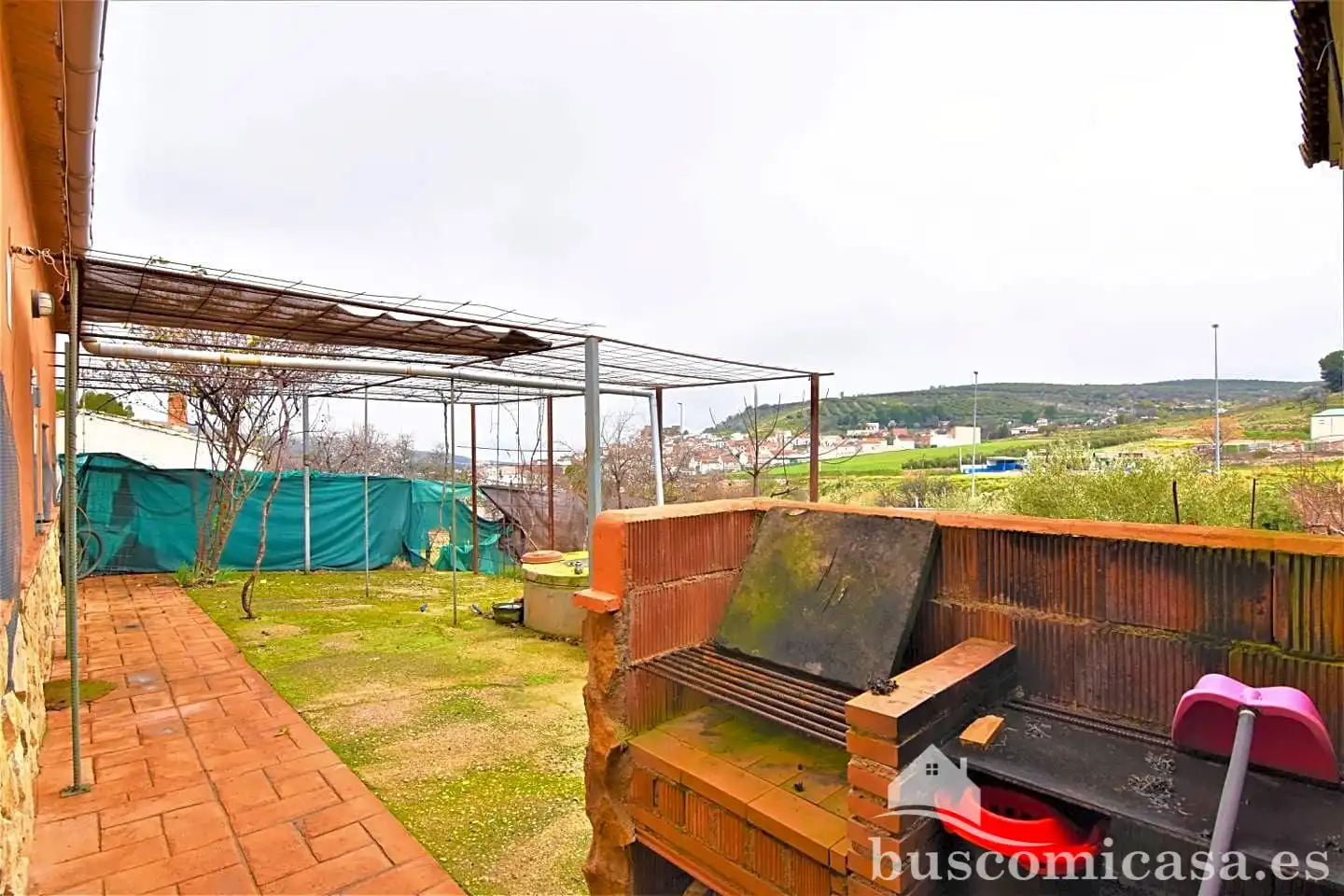 Terraza de Casa o chalet en venta en Rus con Jardín privado, Trastero y Piscina
