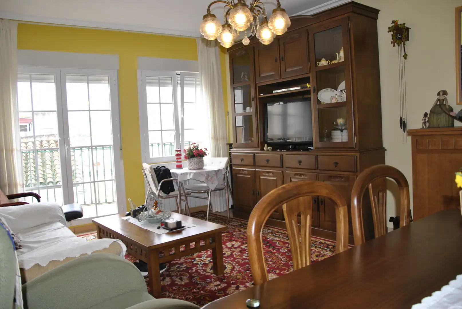 Living room of Flat for sale in Plasencia  with Air Conditioner, Heating and Parquet flooring