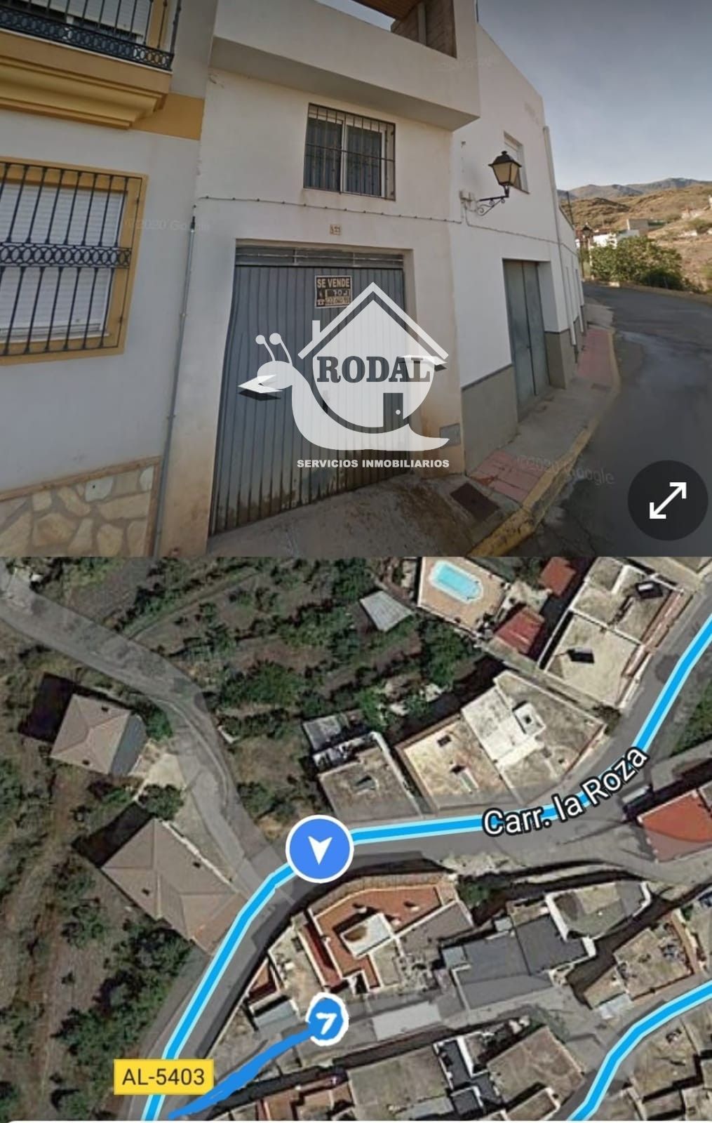 Vista exterior de Casa o xalet en venda en Abrucena