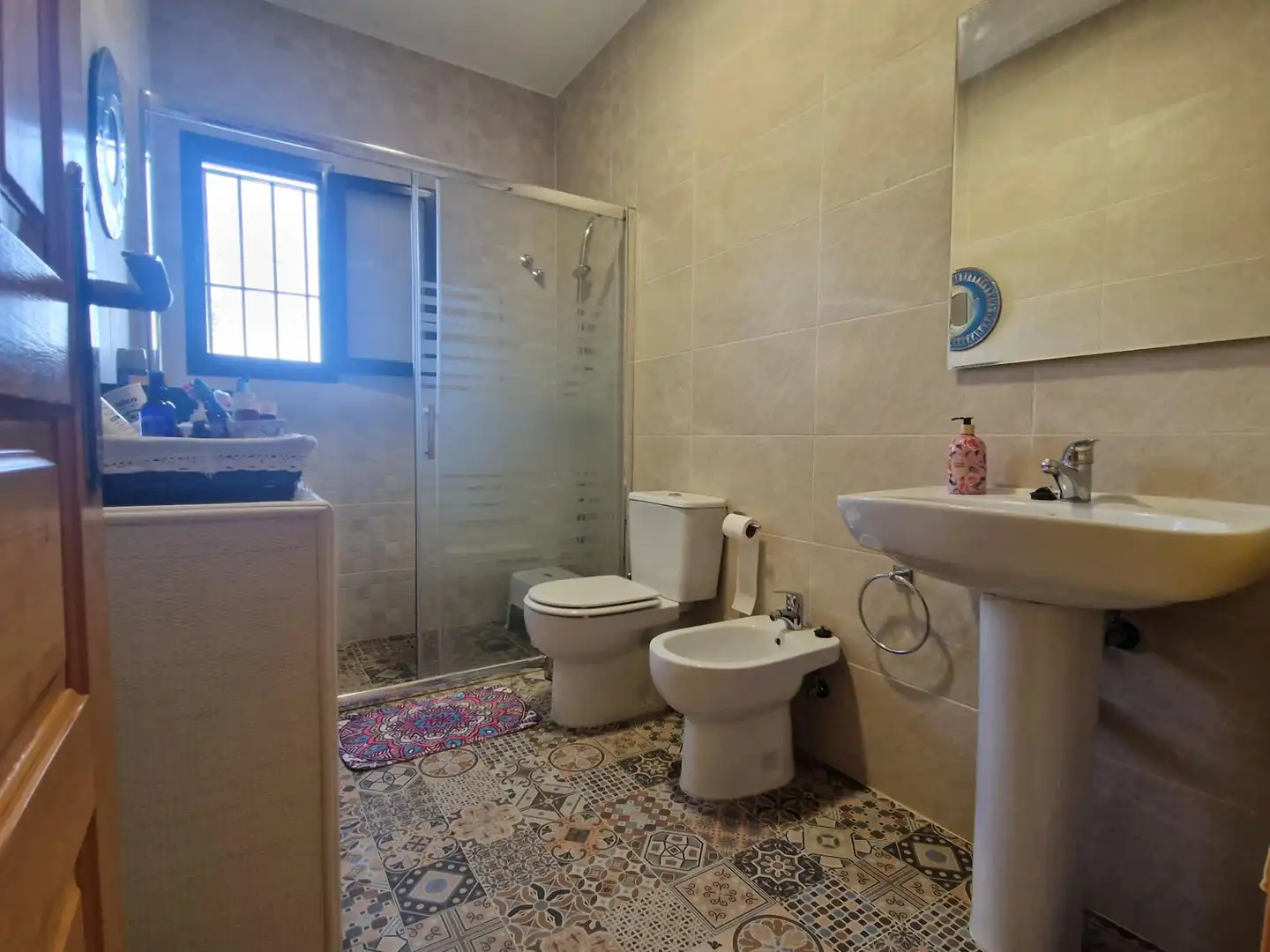 Baño de Finca rústica en venta en Jerez de la Frontera con Aire acondicionado, Calefacción y Piscina
