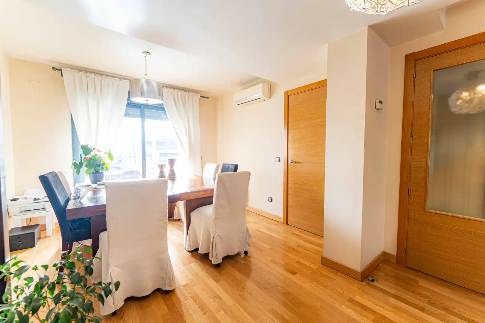 Dining room of Detached homes for sale in Arroyomolinos (Madrid)  with Air Conditioner, Heating and Private garden