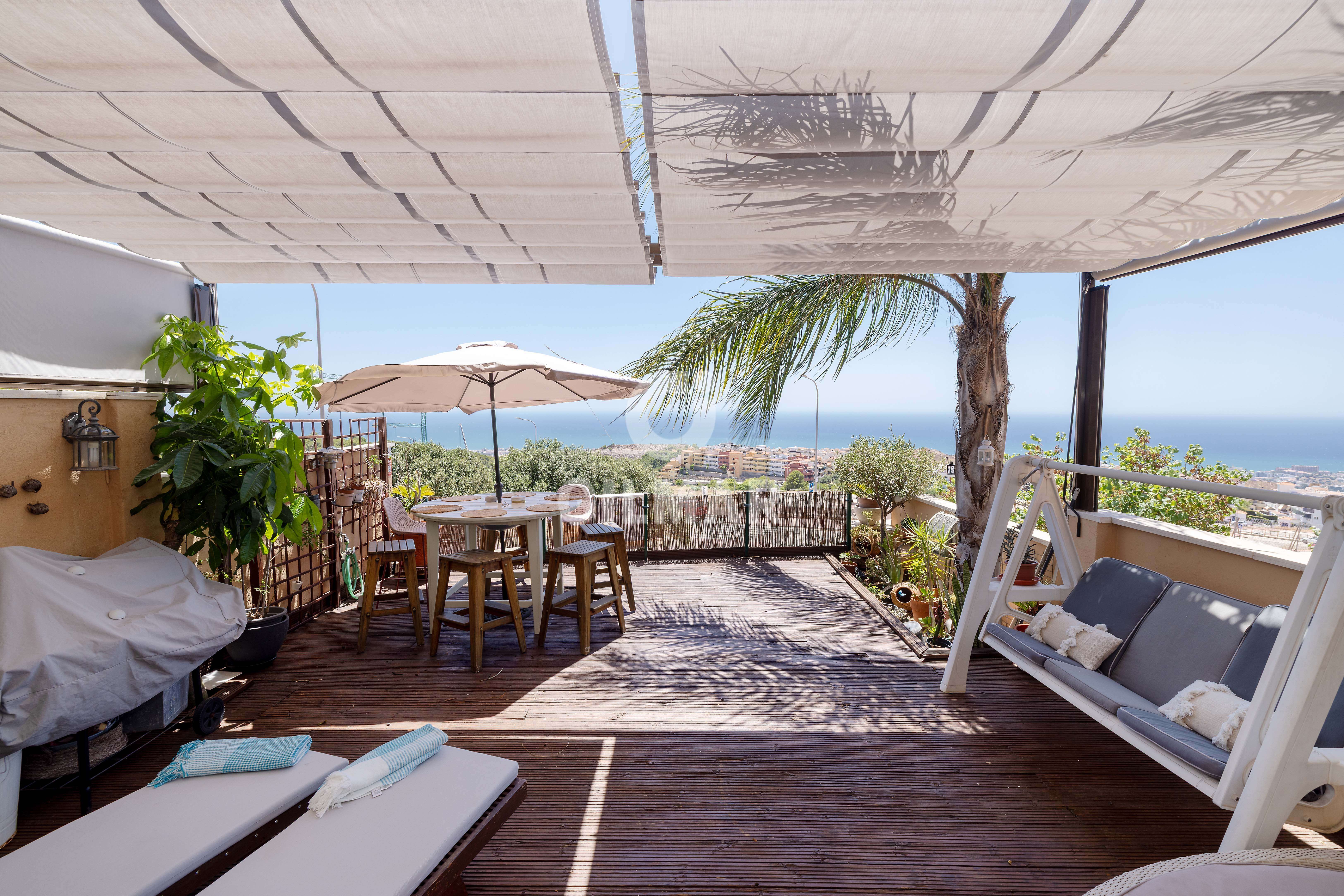 Terrace of Apartment for sale in Benalmádena  with Heating, Private garden and Storage room