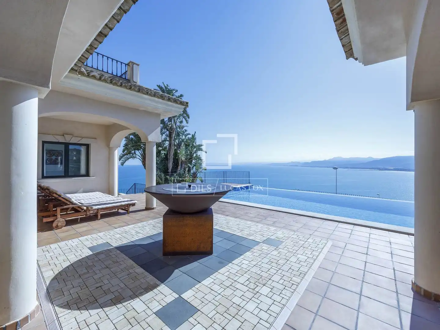 Terraza de Casa o chalet en venta en Cullera con Aire acondicionado, Jardín privado y Piscina