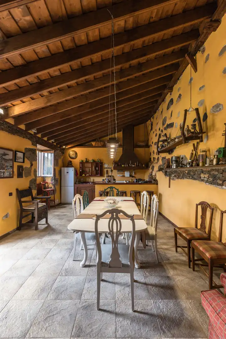 Comedor de Finca rústica en venta en Tegueste con Jardín privado, Terraza y Horno