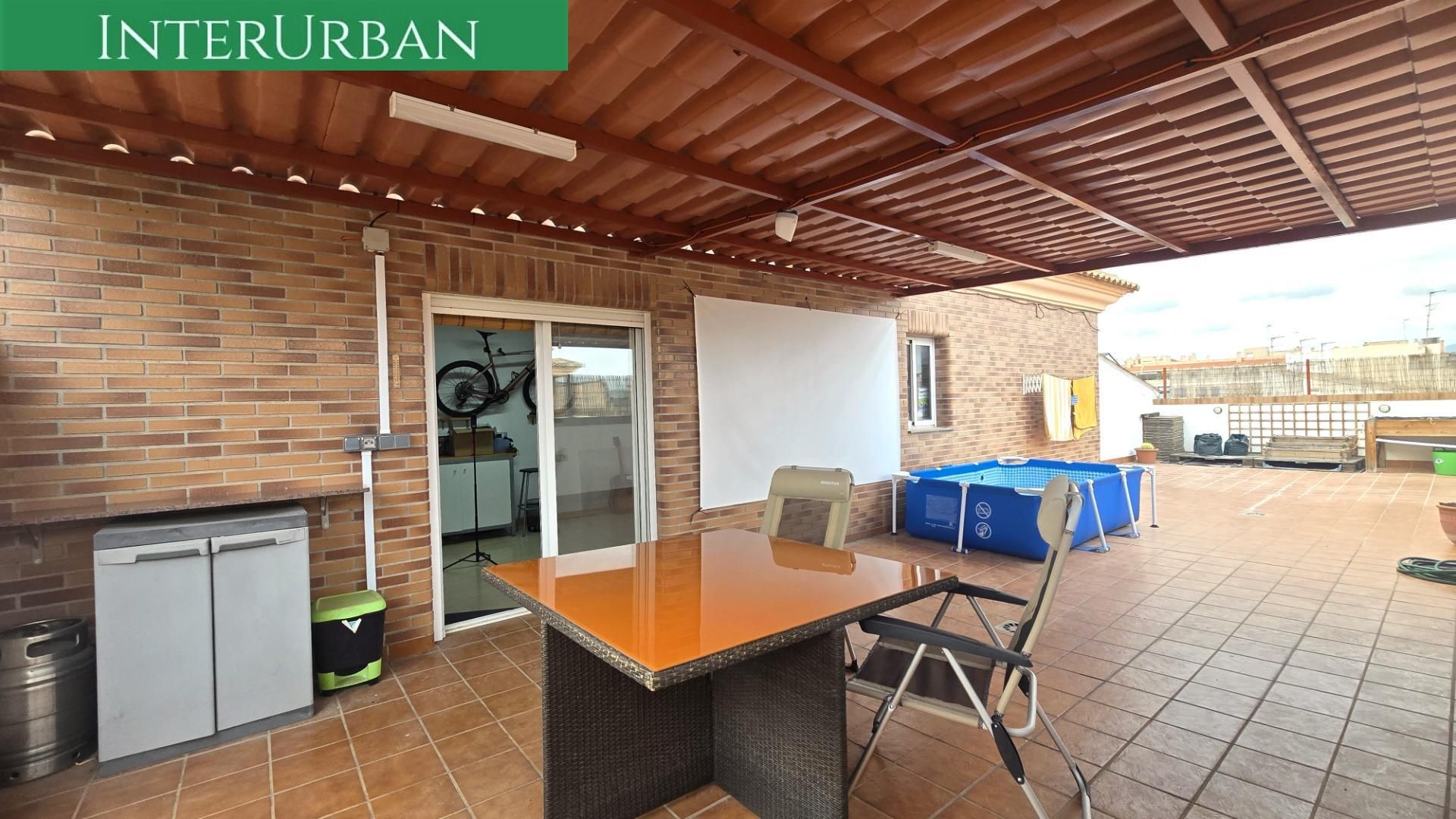 Terrace of Attic for sale in La Pobla de Vallbona  with Terrace, Storage room and Balcony