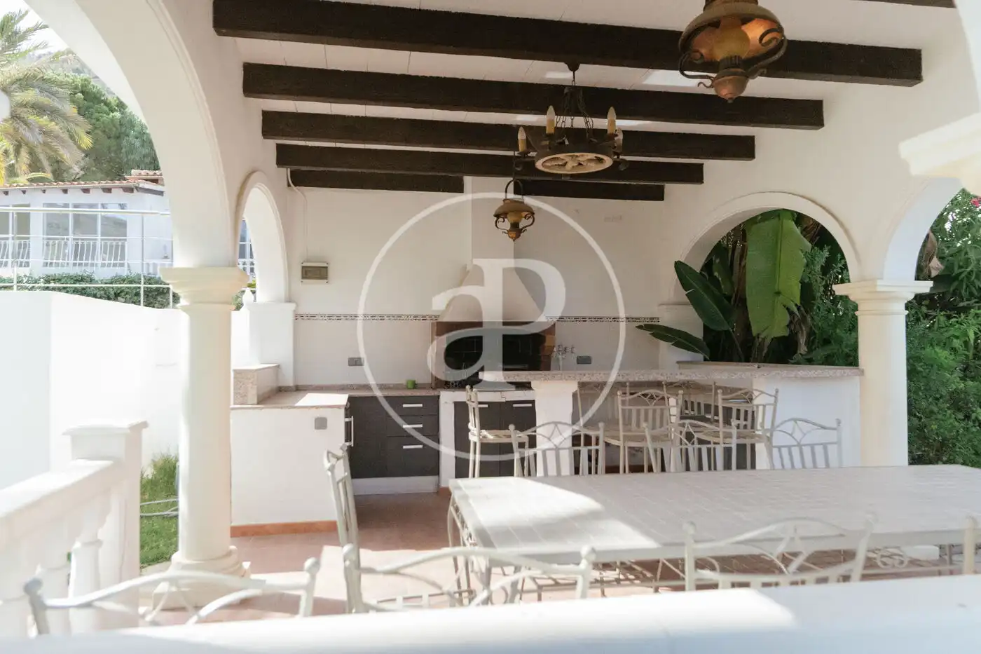 Terraza de Casa o chalet en venta en Calpe / Calp con Aire acondicionado, Calefacción y Jardín privado