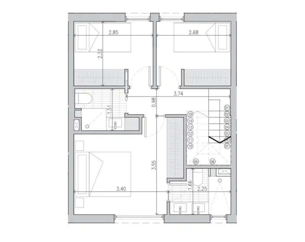 Casa aparellada amb terrassa en venda a Carrer dels Cirerers, imagen 15