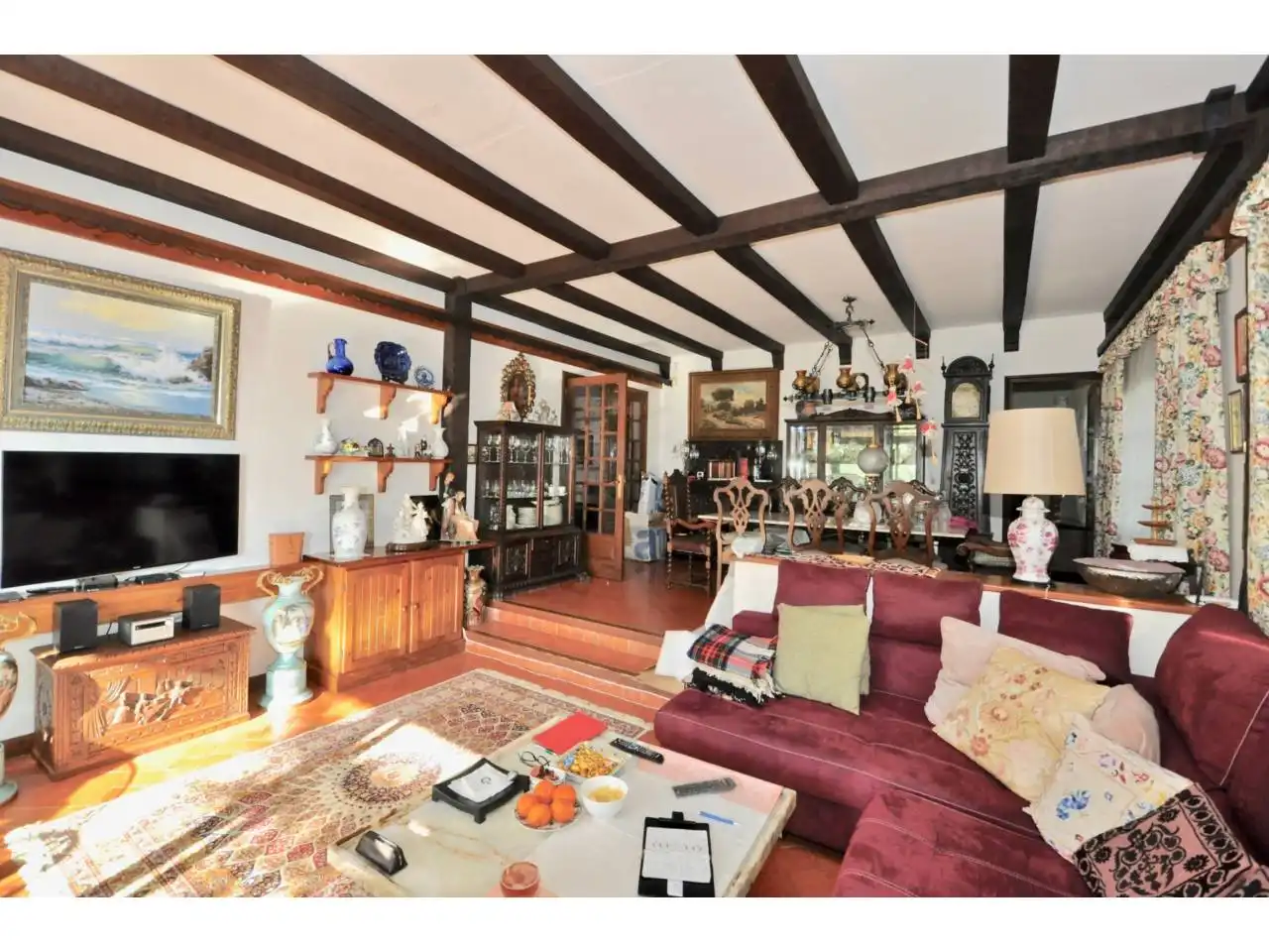 Sala de estar de Casa o chalet en venta en Lloret de Mar con Calefacción, Jardín privado y Terraza