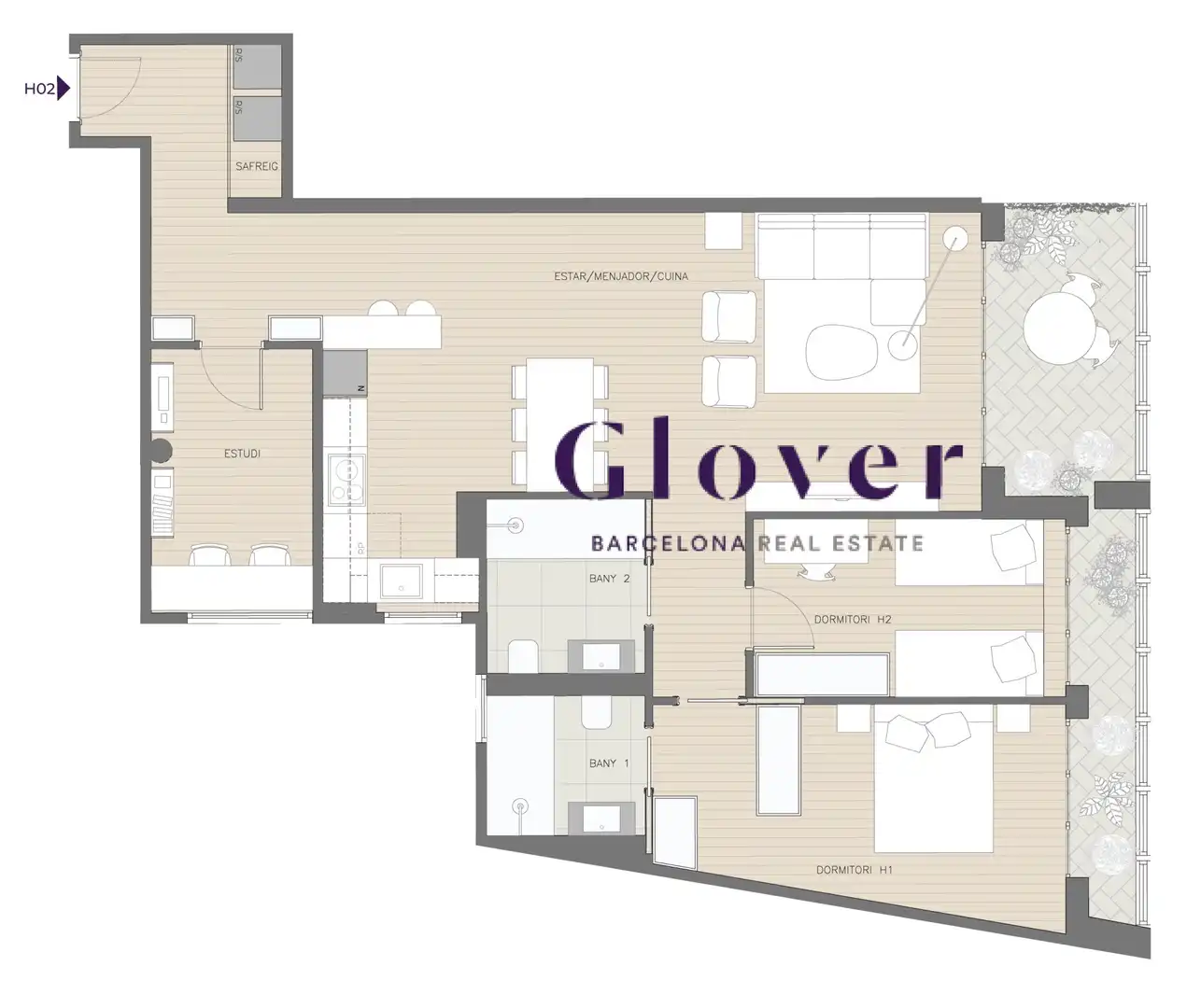 Büro zum Verkauf in Sant Gervasi- Galvany