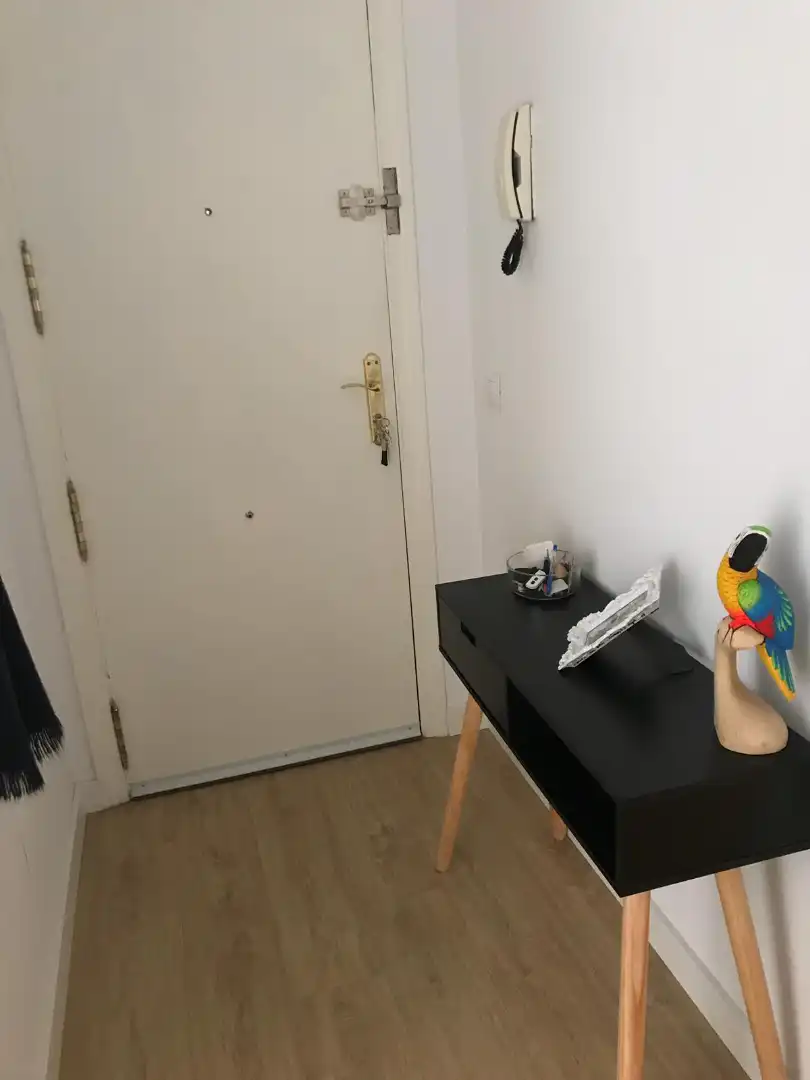Schlafzimmer von Wohnung zur Miete in Málaga mit Klimaanlage, Abstellraum und Möbliert