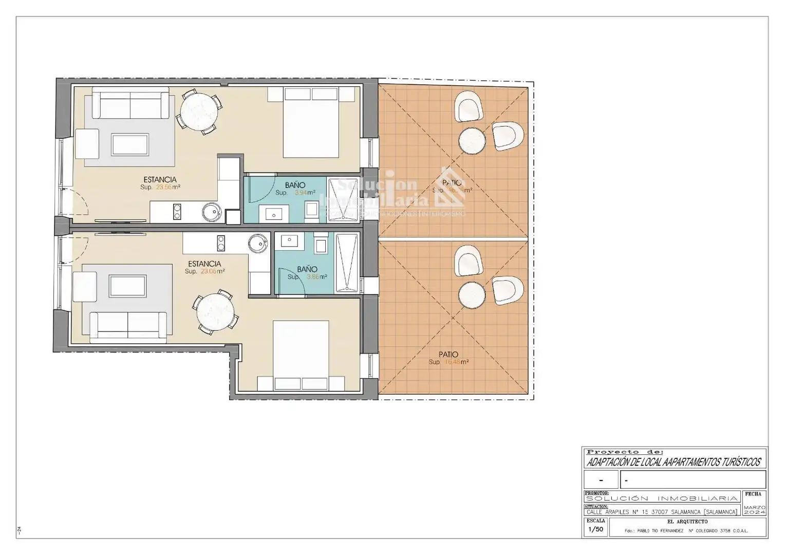 Apartamento en venta en Salamanca con Calefacción y Amueblado