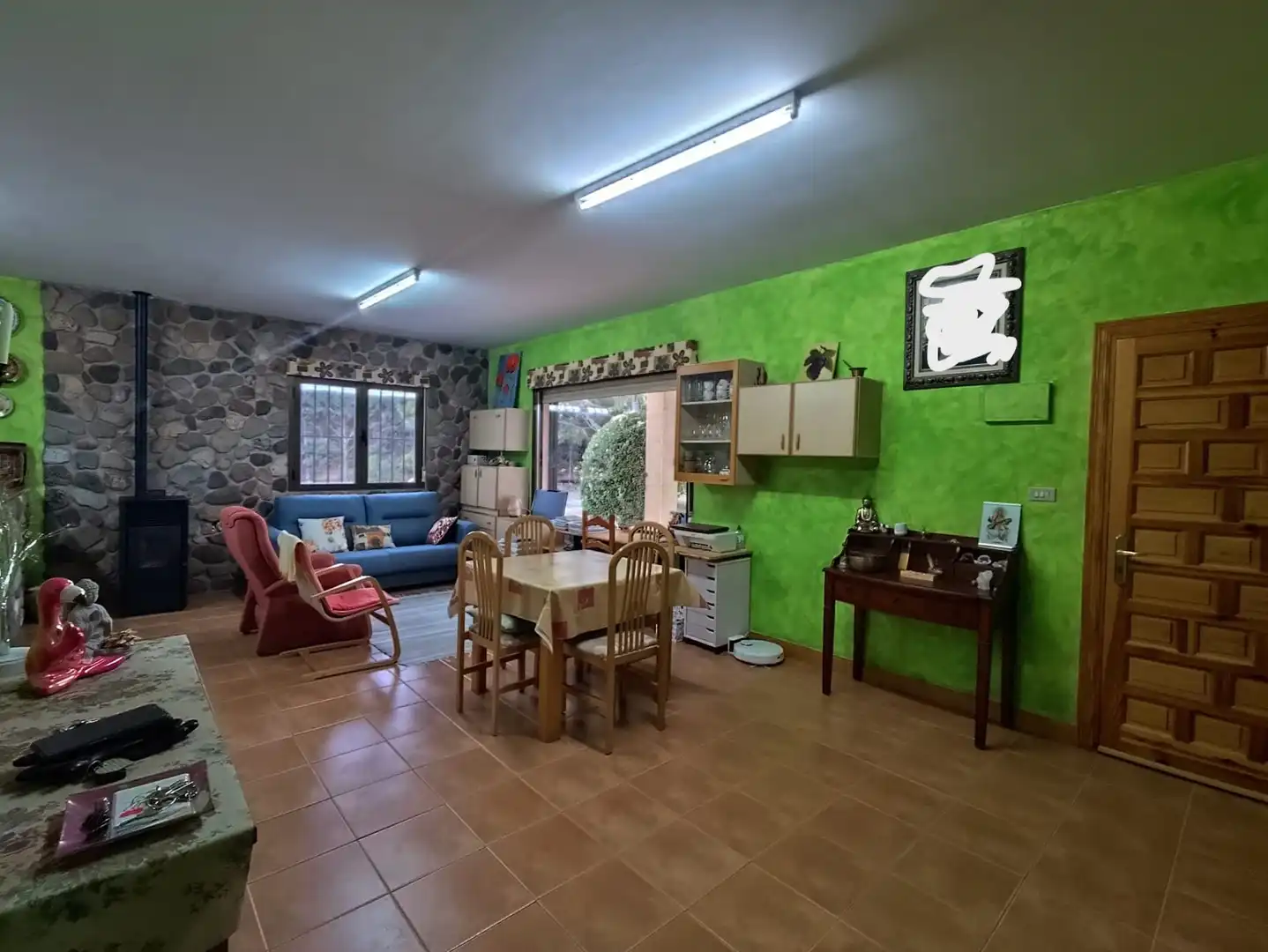Wohnzimmer von Country house zum Verkauf in Arnedo mit Heizung, Privatgarten und Terrasse