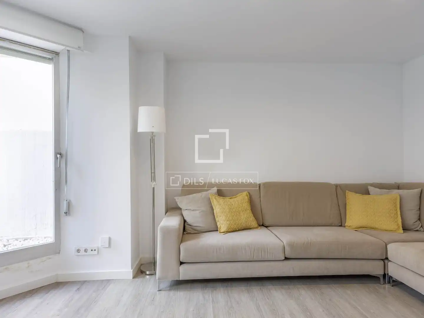Wohnzimmer von Wohnung zur Miete in Valencia mit Klimaanlage, Heizung und Parkett