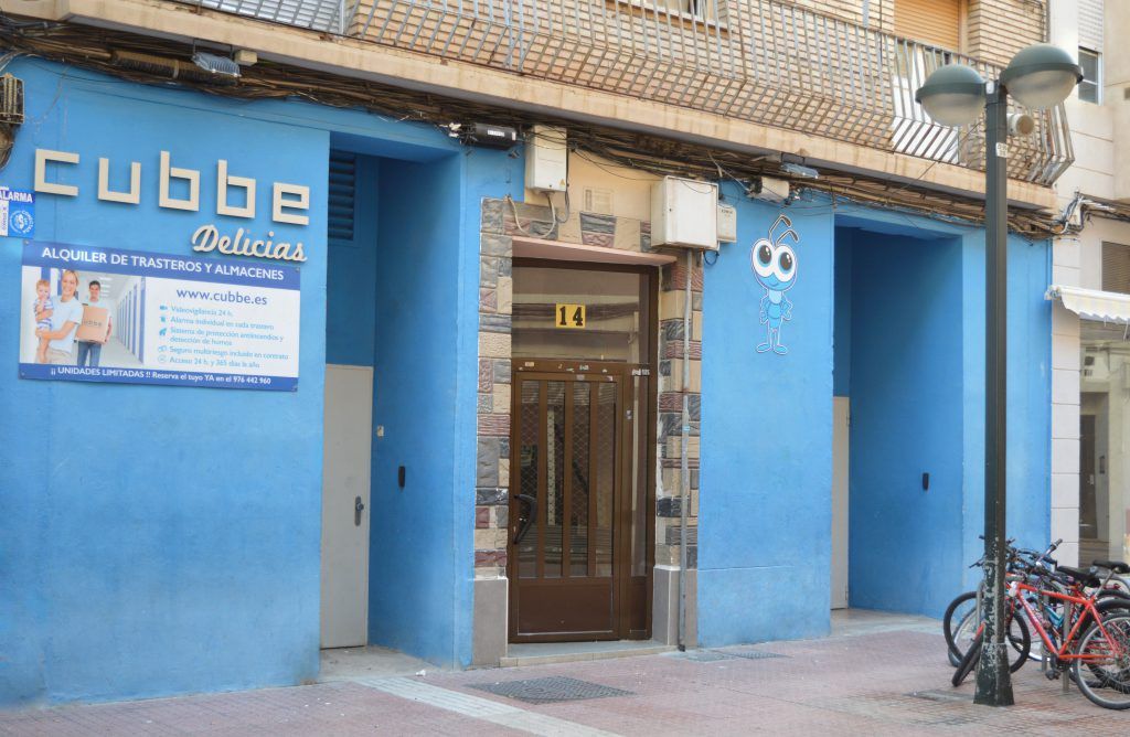 Vista exterior de Trastero de alquiler en  Zaragoza Capital con Alarma